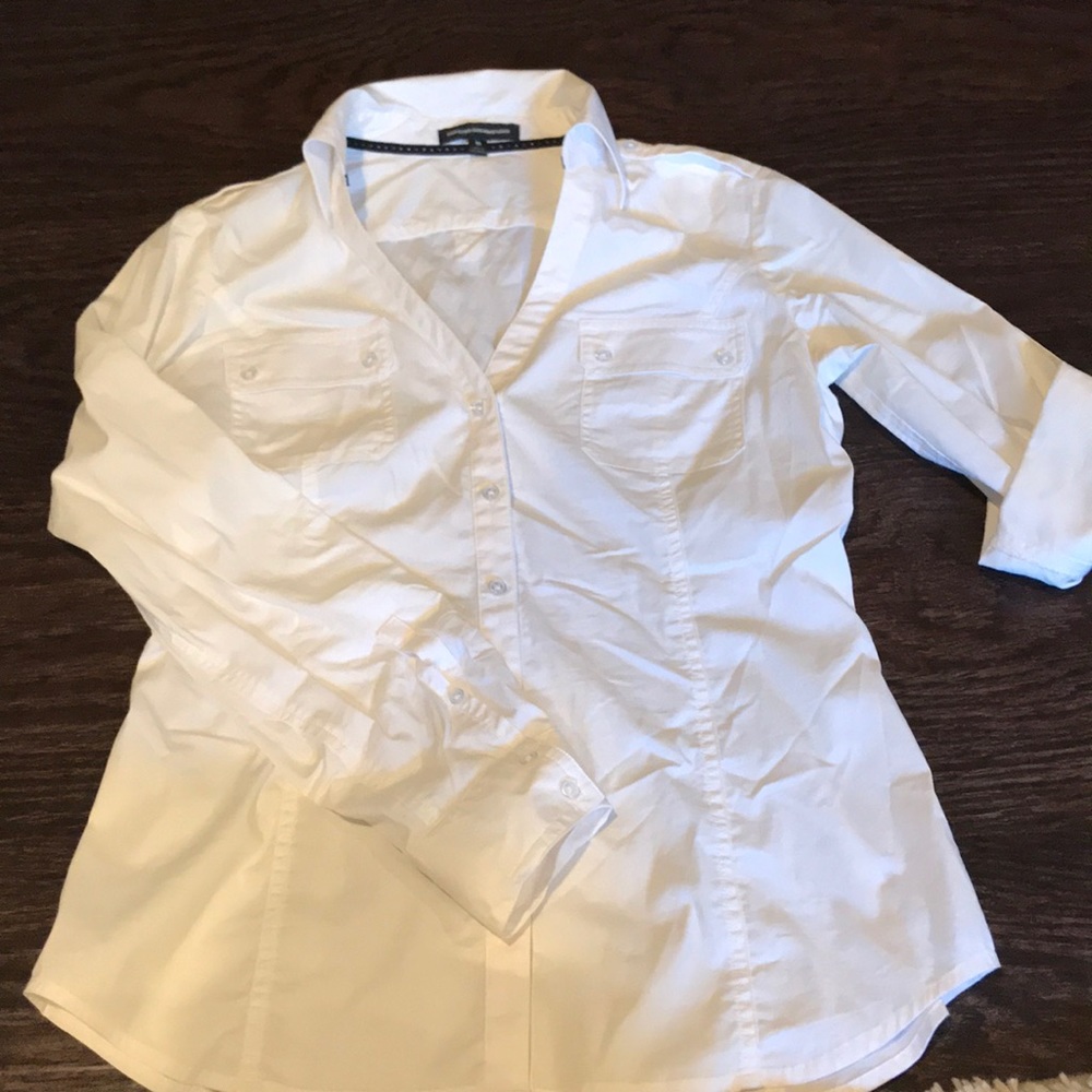 White button up